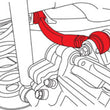 Load image into Gallery viewer, SPC Performance 2016+ Honda Civic Rear Adjustable Control Arm - Side View