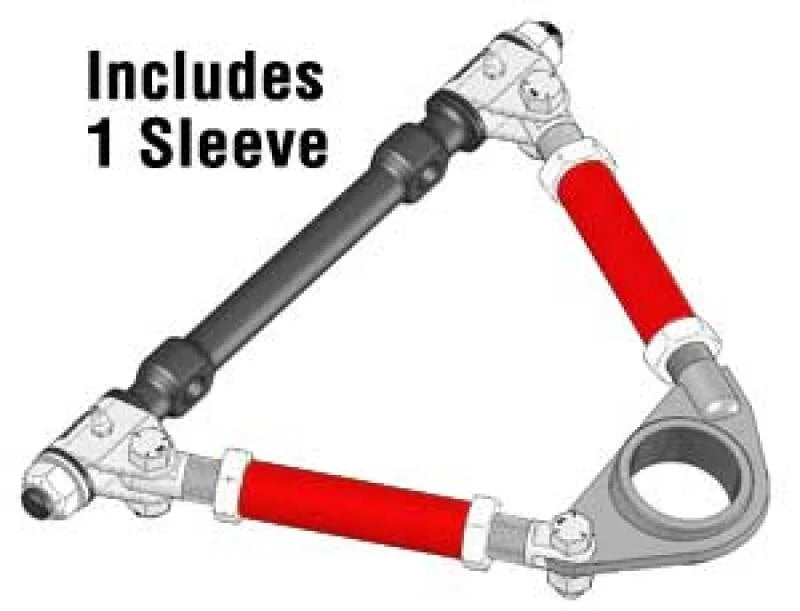 SPC Performance 3.75in. Control Arm Adjusting Sleeve (3/4in. NPT Threads) - Side View