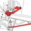 Load image into Gallery viewer, SPC Performance 67-73 Ford Mustang 1st Gen Adjustable Upper Control Arm &amp; Caster Rod - Side View