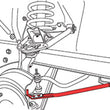 Load image into Gallery viewer, SPC Performance 68-73 Ford Mustang Adj. Caster Rods - Side View