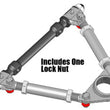 Load image into Gallery viewer, SPC Performance 7/16-20 Grade 8 Full Ht. Nylon - Side View