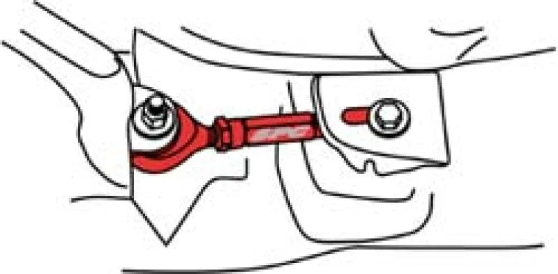 SPC Performance 88-00 Honda Civic/90-01 Acura Integra Pro Series Rear Toe Adjusters - Side View