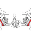 Load image into Gallery viewer, SPC Performance 91-97 Toyota Landcruiser Rear Lower Control Arms (Pair) - Side View