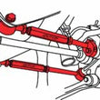 Load image into Gallery viewer, SPC Performance 93-07 Subaru Impreza (All) Rear EZ Arm XR Adjustable Control Arms - Side View