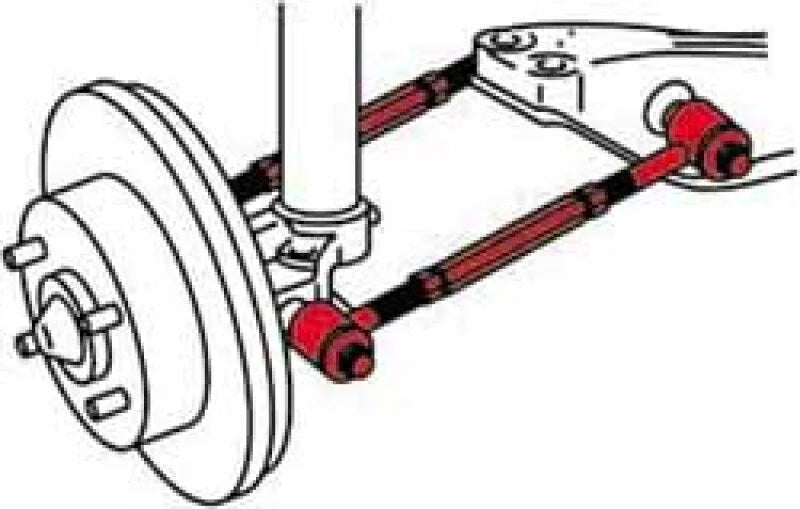 SPC Performance 95-05 Dodge Neon Rear EZ Arm XR Adjustable Control Arm - Side View