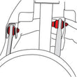 Load image into Gallery viewer, SPC Performance 97-03 BMW E39 Rear Upper Control Arm Bushing Kit - Side View