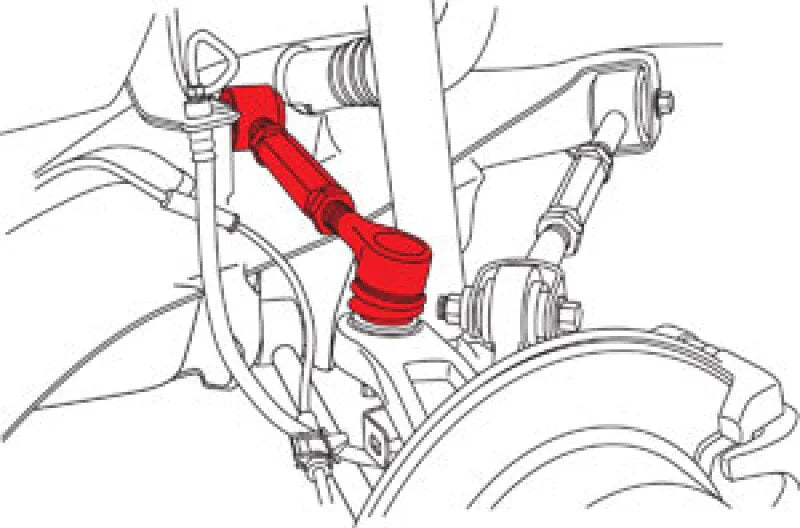 SPC Performance 98-02 Honda Accord/99-03 Acura TL Rear EZ Arm XR Adjustable Control Arm w/Ball Joint - Side View
