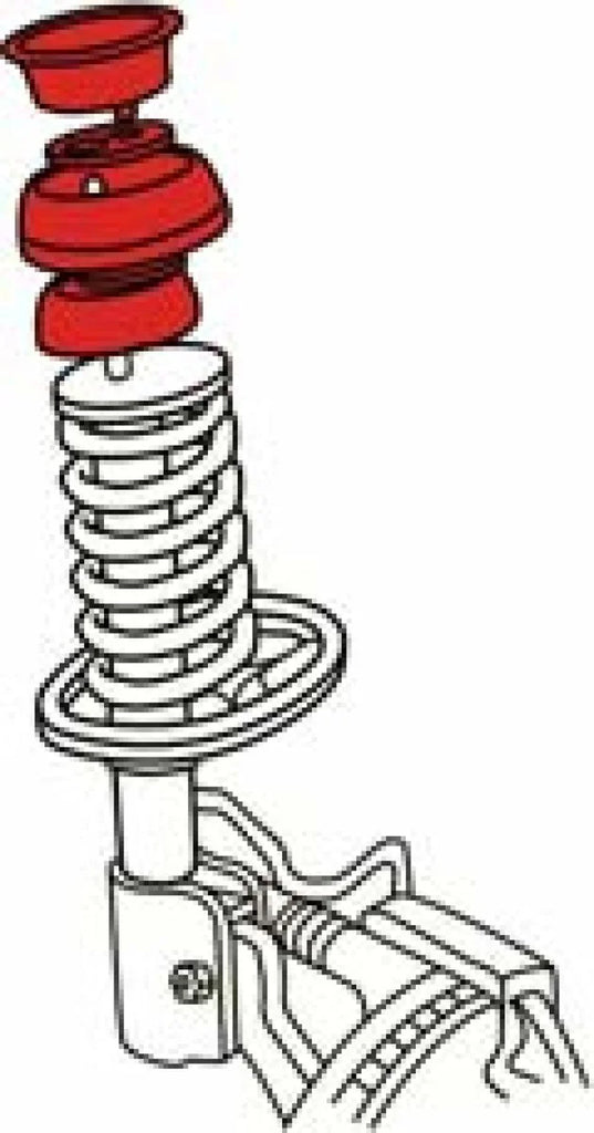 SPC Performance 99-05 VW Golf/Jetta/00-06 Audi TT Front Adjustable Strut Mount - Side View