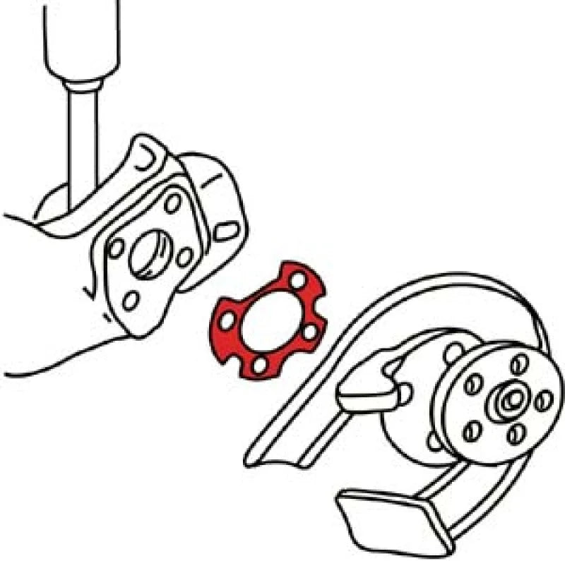 SPC Performance 99-05 VW Golf/Jetta/00-06 Audi TT Nylon Toe Shim (0.50deg.) - Side View