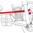 Load image into Gallery viewer, SPC Performance Santa Fe Adj. Rear Arm - Side View