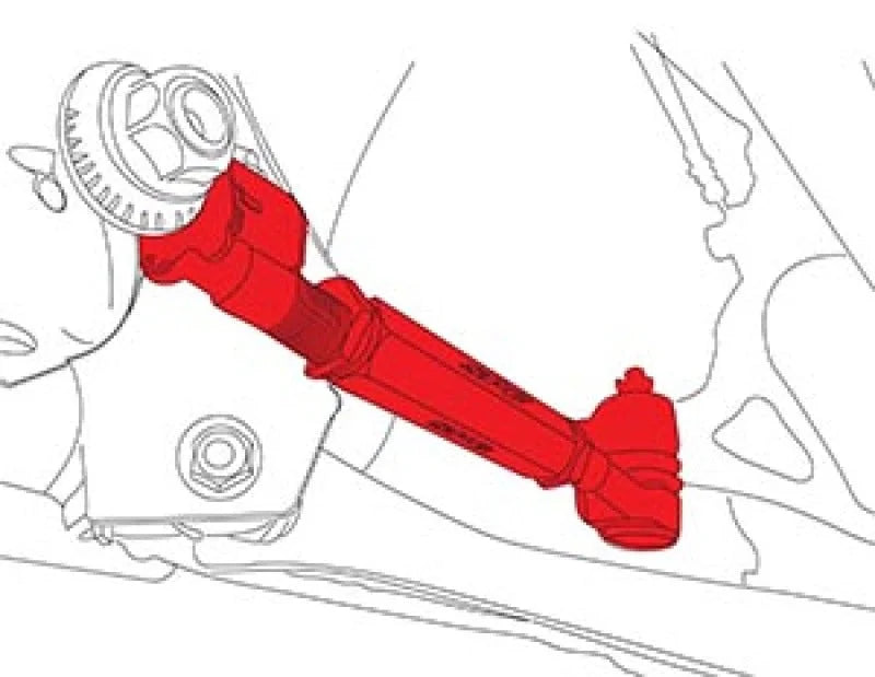 SPC Performance Adjustable Rear Toe Arm - Side View