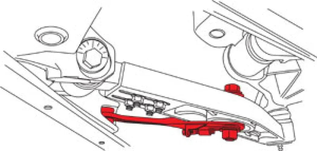 SPC Porsche Adjustable Trailing Link Pair - Side View