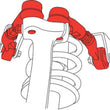 Load image into Gallery viewer, SPC Performance Audi B9 Upper Control Arm Front Right - Side View