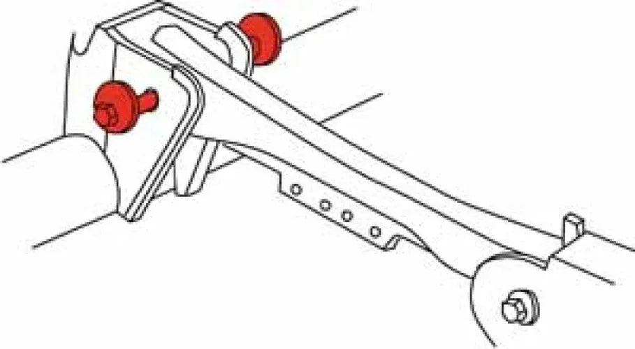 SPC Performance JEEP CAM BOLT KIT - Side View