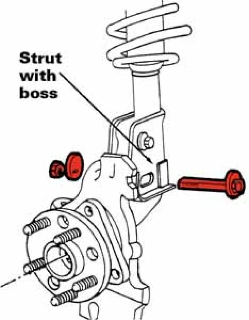 SPC Performance CAMBER ADJUSTMENT KIT - Side View