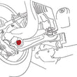 Load image into Gallery viewer, SPC Performance CAMBER ADJUSTMENT KIT ADJUSTS + or - 0.5 DEGREES - Side View