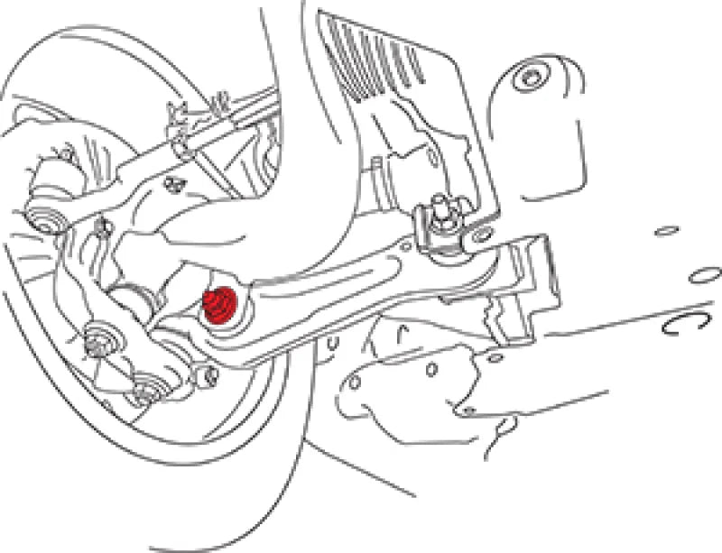 SPC Performance CAMBER ADJUSTMENT KIT ADJUSTS + or - 0.5 DEGREES - Side View