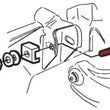 Load image into Gallery viewer, SPC Performance CENTER PUNCH STUD-74910 - Side View