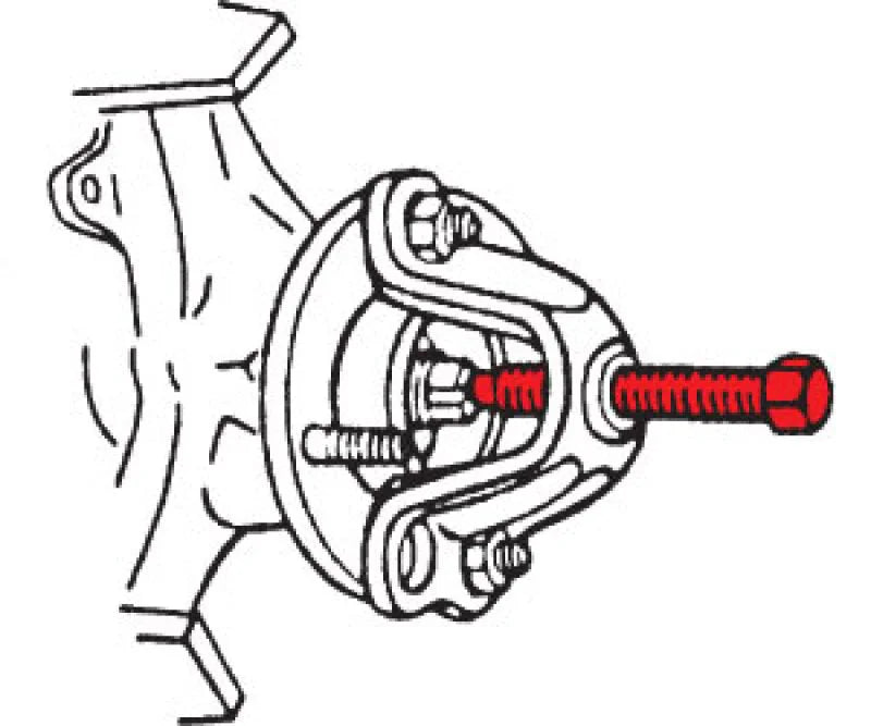 SPC Performance CENTER SCREW FOR 498 - Side View