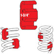 Load image into Gallery viewer, SPC Performance COIL SPRG STABILIZER (4) - Side View