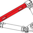 Load image into Gallery viewer, SPC Performance CROSS SHAFT: ALUM 6 in. CNTR - Side View