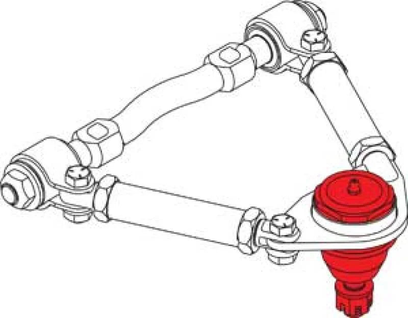 SPC Performance Chrysler/Dodge/Plymouth (Older Models) Upper Ball Joint - Side View