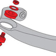 Load image into Gallery viewer, SPC Performance DODGE 1500 ADJ BALLJOINT - Side View