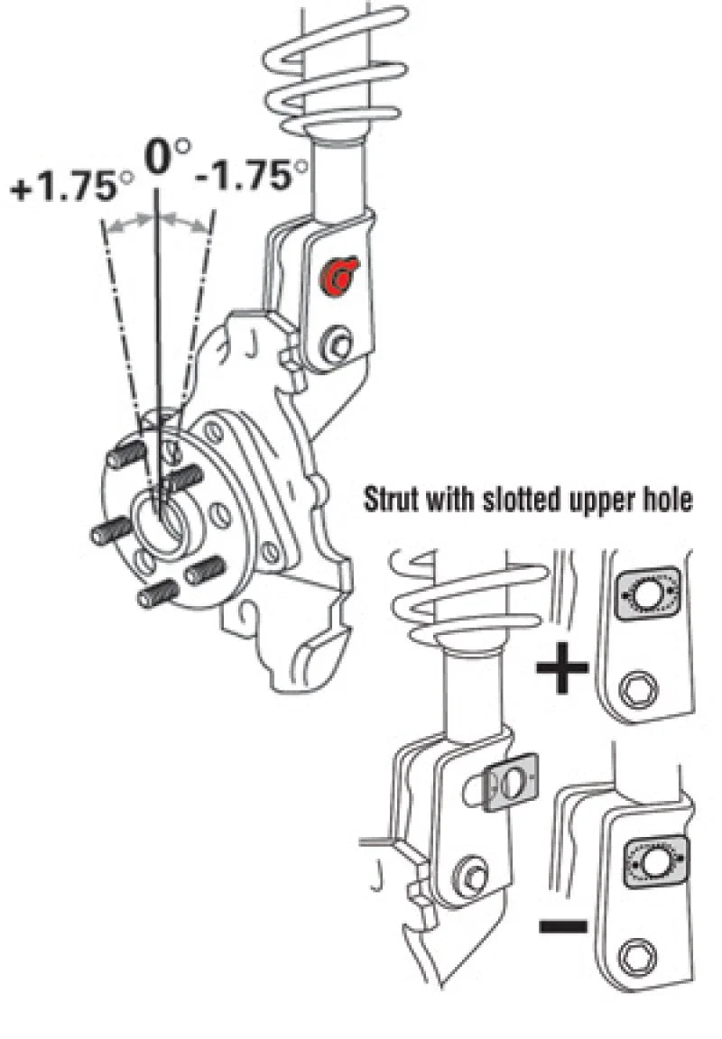 SPC Performance EZ Cam XR Bolts (Pair) (Replaces 16mm Bolts) - Side View
