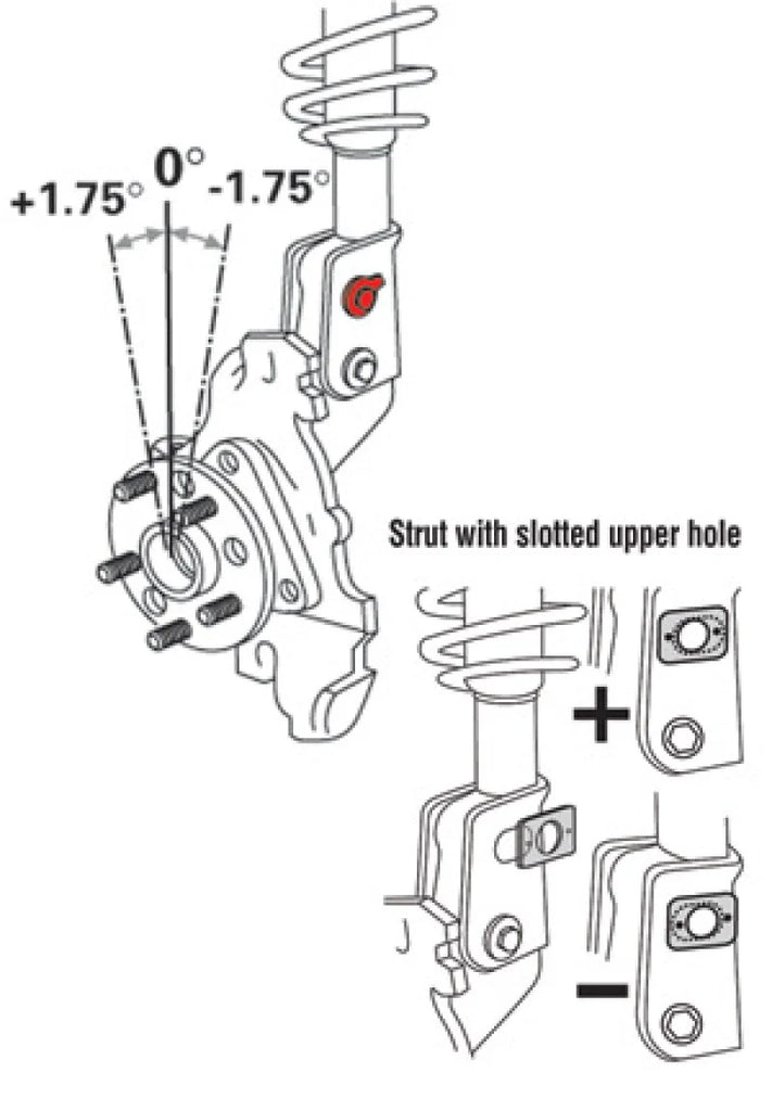 SPC Performance EZ Cam XR Bolts (Pair) (Replaces 16mm Bolts) - Side View