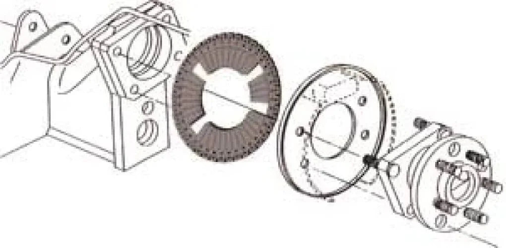 SPC Performance EZ Shim Dual Angle Camber/Toe Shim (Grey) - Side View
