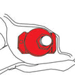 Load image into Gallery viewer, SPC Performance FORD ADJ CAM NUT/BRACKET - Side View