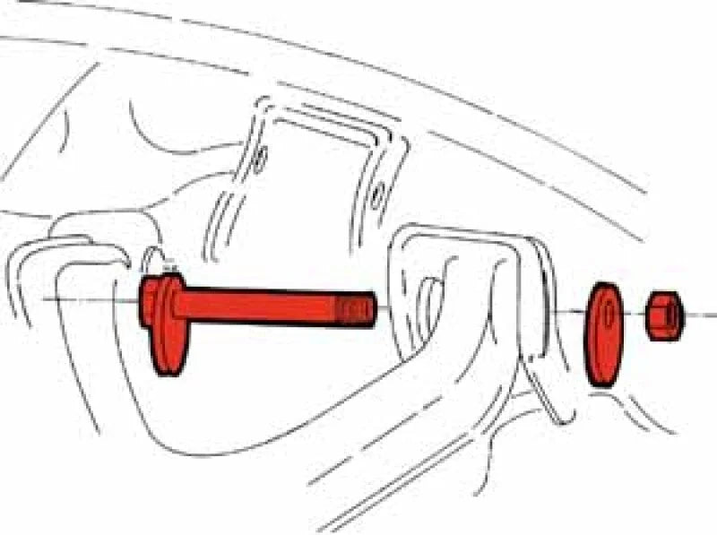 SPC Performance FORD F150 CAM BOLT KIT - Side View