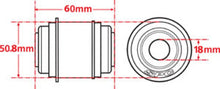 Load image into Gallery viewer, SPC Performance Flex Joint xAxis BUILDER SERIES 18mm ID X 50.8mm OD X 60mm Width - Detail View