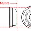 Load image into Gallery viewer, SPC Performance Flex Joint xAxis BUILDER SERIES 18mm ID X 50.8mm OD X 60mm Width - Detail View