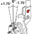 Load image into Gallery viewer, SPC Performance 20-22 Ford Bronco Sport Front EZ Cam Bolts (PR) - Side View