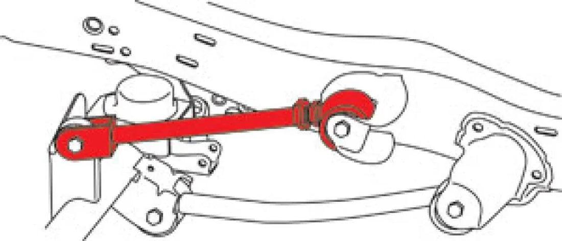 SPC Performance 18-23 Jeep Wrangler / 20-23 Gladiator Jeep Front Left Adjustable Upper Control Arm - Side View