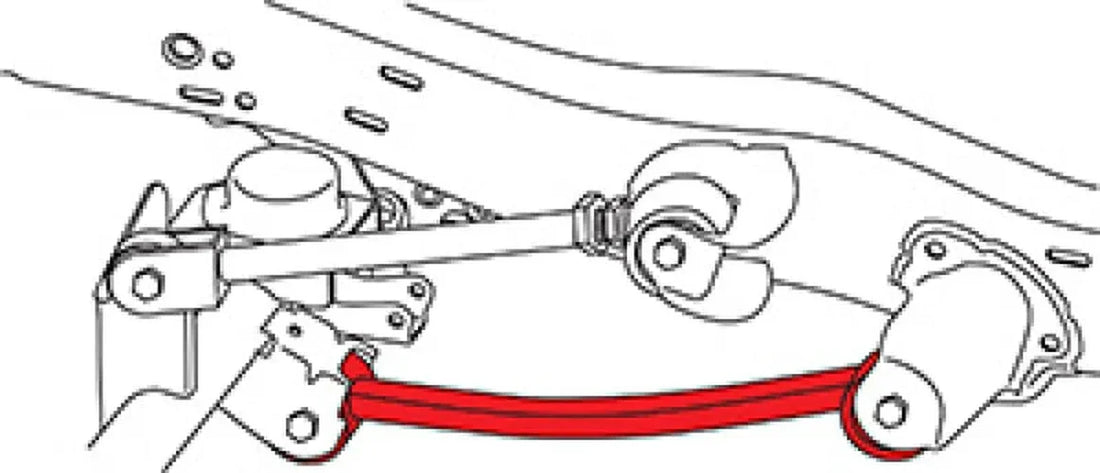 SPC Performance 18-23 Jeep Wrangler / 20-23 Gladiator Front Lower Control Arm - Side View