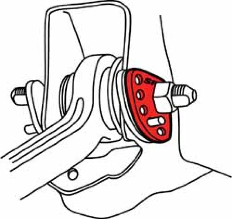 SPC Performance GM LOCKOUT CAM PLATE (2) - Side View