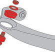 Load image into Gallery viewer, SPC Performance GM OFFSET UPPER BALLJOINT - Side View