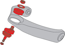 Load image into Gallery viewer, SPC Performance GM OFFSET UPPER BALLJOINT - Side View
