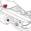 Load image into Gallery viewer, SPC Performance GM Rear Camber Adjustment Kit (pr) - Side View