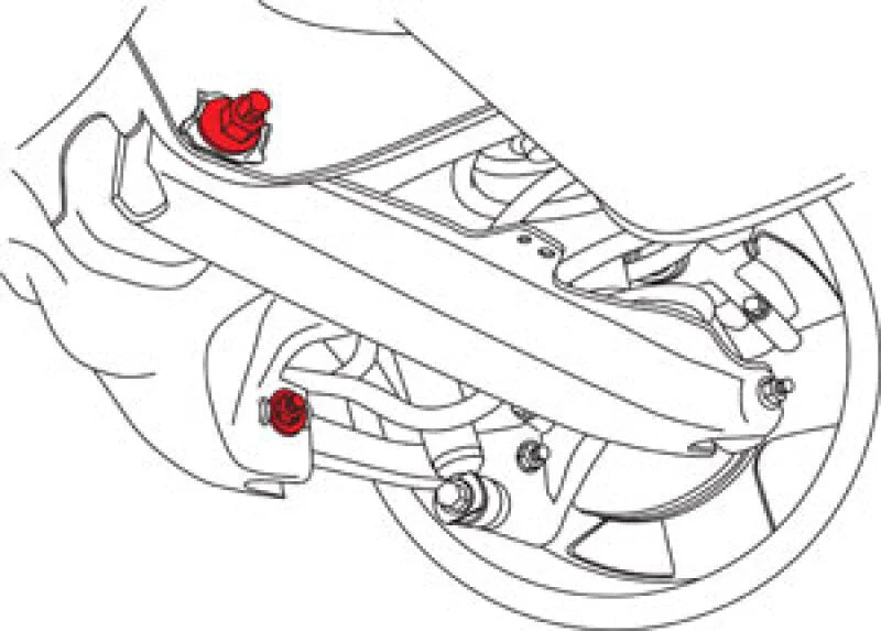 SPC Performance GM Rear Camber Adjustment Kit (pr) - Side View