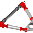 Load image into Gallery viewer, SPC Performance HARDWARE KIT - RACE ARM - Side View