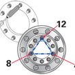 Load image into Gallery viewer, SPC Performance HD WHEEL CENTERING - Side View