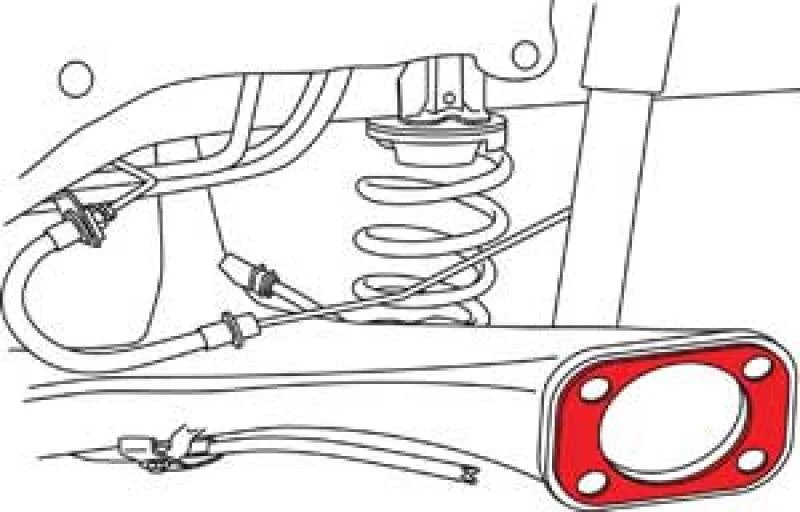SPC Performance Honda Rear Toe Shim + - 1.0 - Side View