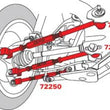 Load image into Gallery viewer, SPC Performance Infiniti Rear Kit (3) - Side View