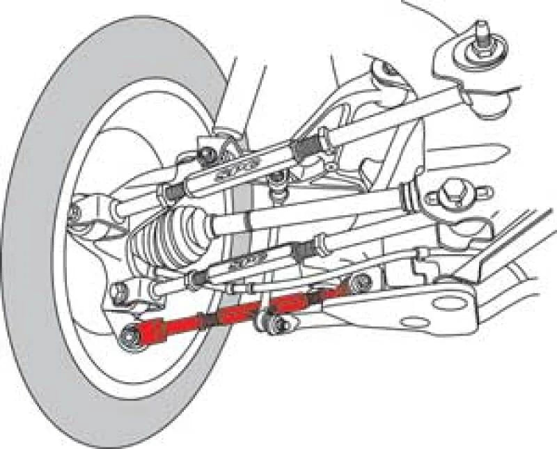 SPC Performance Infiniti Trailing Arm - Side View