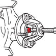Load image into Gallery viewer, SPC Performance JAM NUT FOR 498 - Side View
