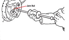 Load image into Gallery viewer, SPC Performance JAM NUT FOR 499 - Side View