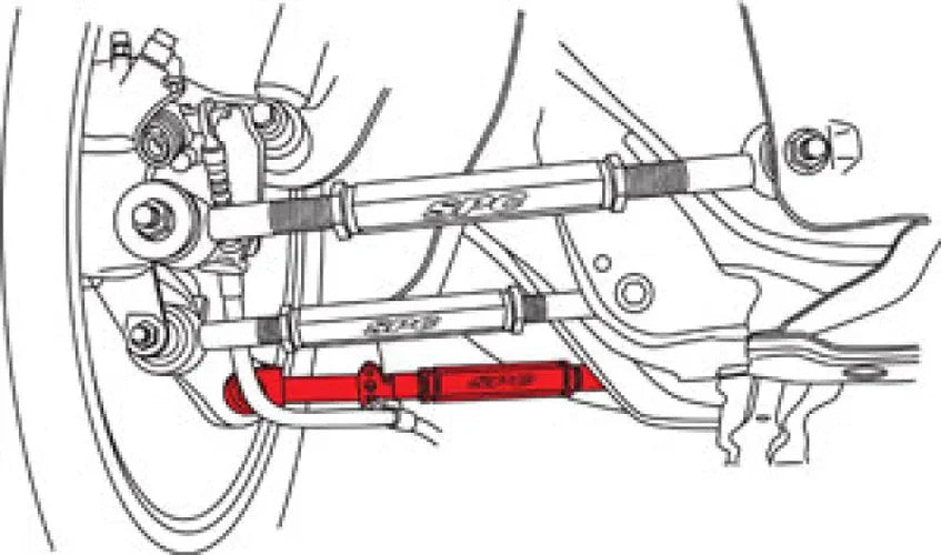 SPC Performance 04-08 Acura TL / TSX Lower Setback Control Arm - Detail View
